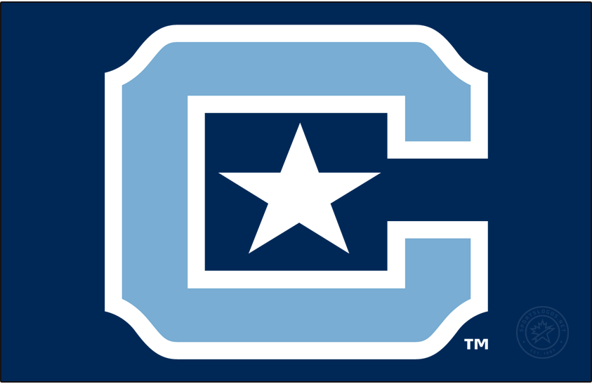 The Citadel Bulldogs 2021-Pres Primary Dark Logo v2 diy DTF decal sticker